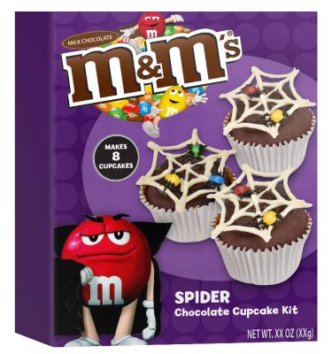 M&M'S Chocolate Spiderweb Cupcake Kit