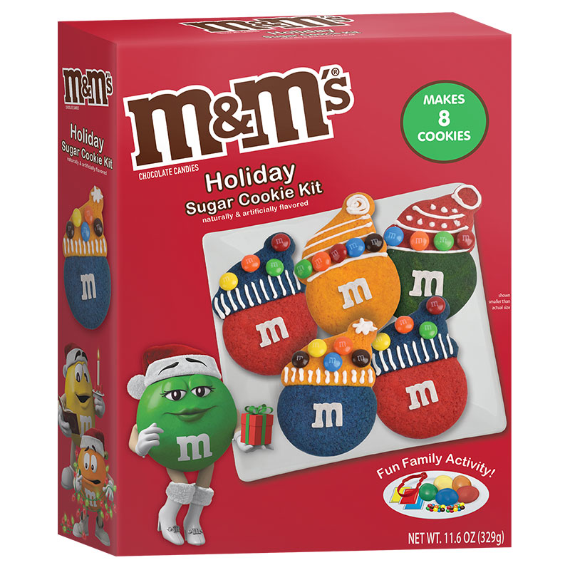 m&m christmas candy