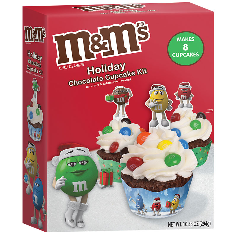 M&M'S Holiday Chocolate Cupcake Kit